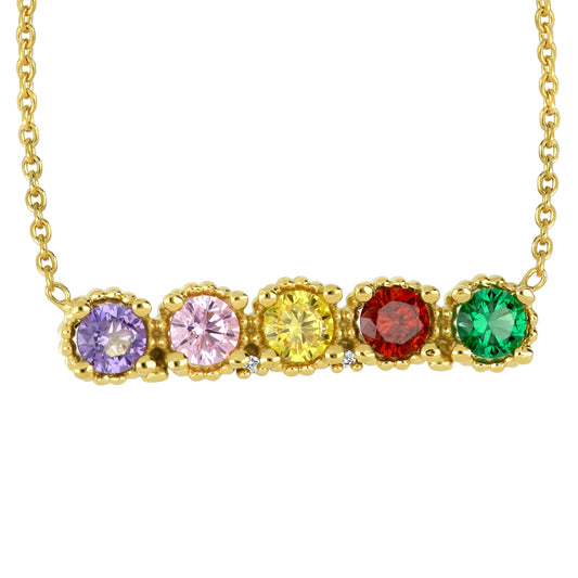 FamGlam Birthstone Bar Pendant