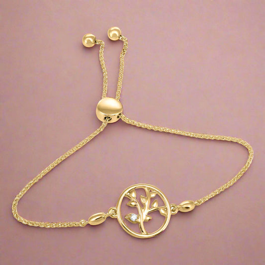 Laurel Leaf Adjustable Bracelet