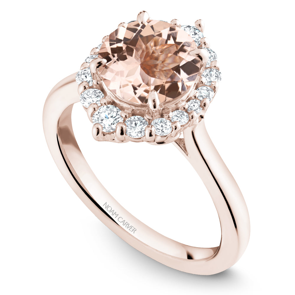 Round brilliant cut diamond solitaire engagement ring in platinum. | AHEE  Jewelers