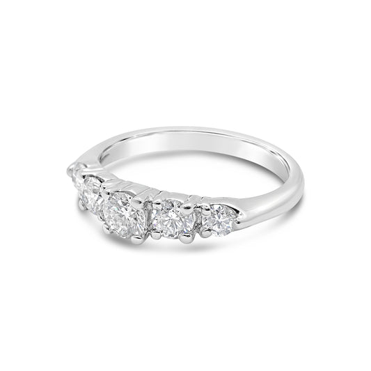 Platinum & Diamond Promise Ring