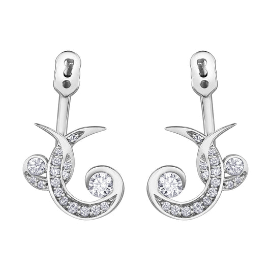 Twisted Canadian Diamond Earrings