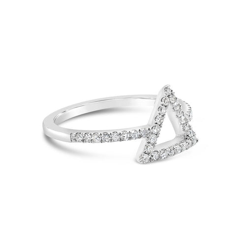Diamond Triangular Promise Ring