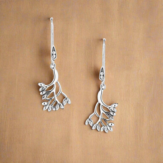 Tree of Life Hook Earrings