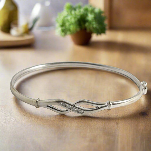 Estate Diamond Bangle