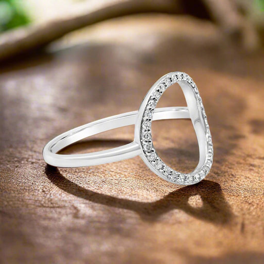 Circle Diamond Ring