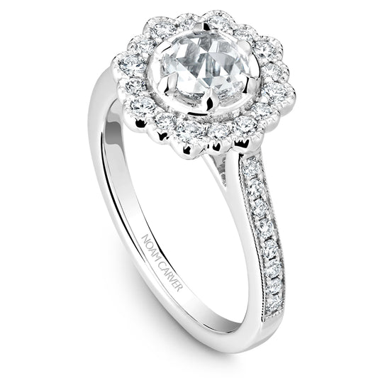 Noam Carver Studio Rose Cut Diamond Engagement Ring