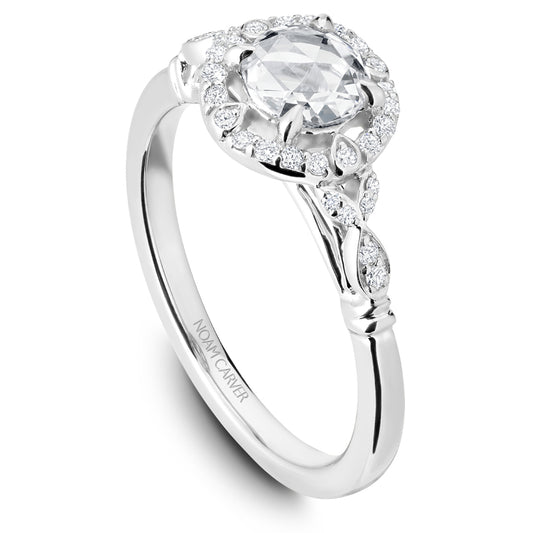 Noam Carver Studio Rose Cut Diamond Engagement Ring