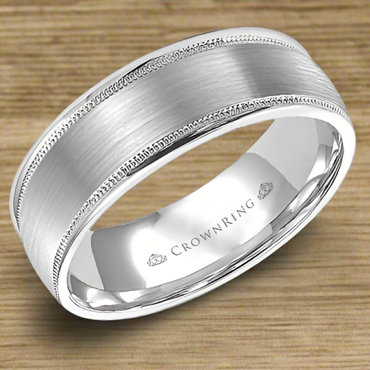 CrownRing Men's Wedding Band