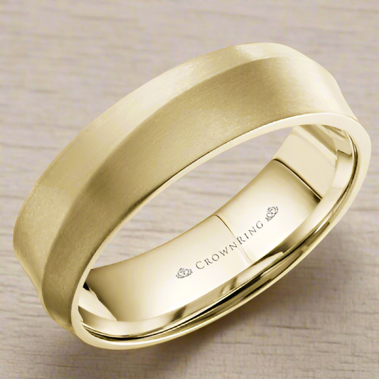 CrownRing Men's Wedding Band