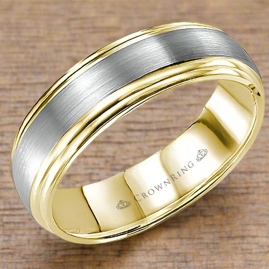 CrownRing Men's Wedding Band