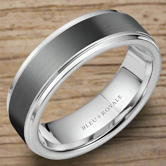 Bleu Royale Men's Wedding Band