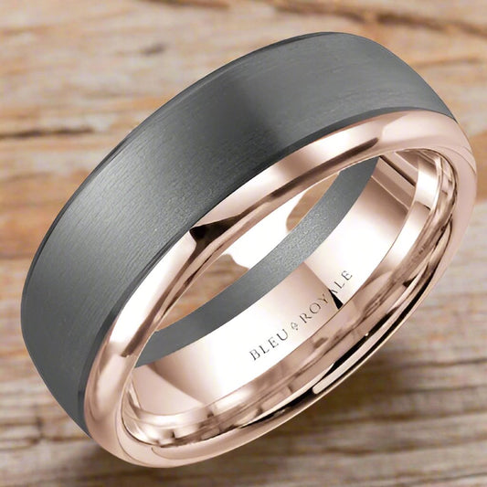 Bleu Royale Men's Wedding Band