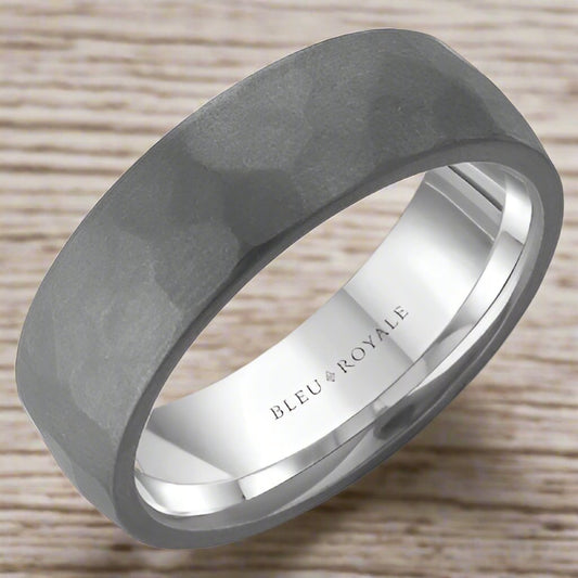 Bleu Royale Men's Wedding Band