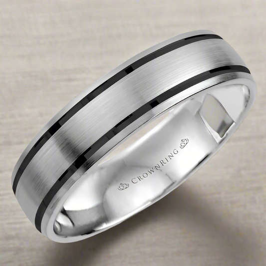 CrownRing Men's Wedding Band