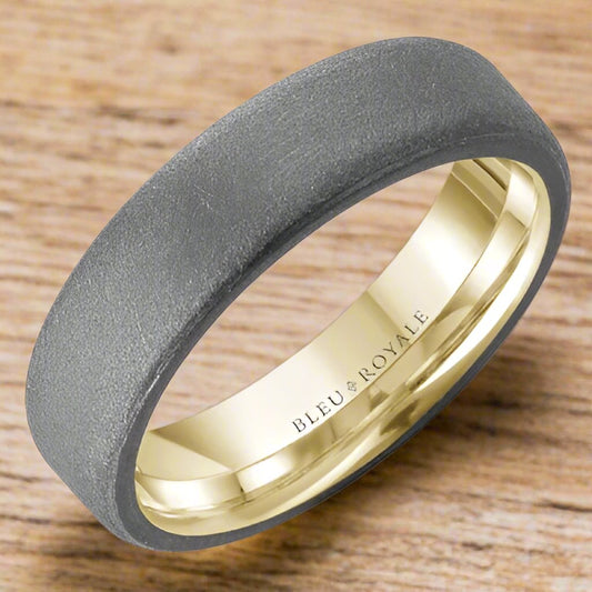 Bleu Royale Men's Wedding Band