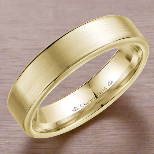 CrownRing Men's Wedding Band