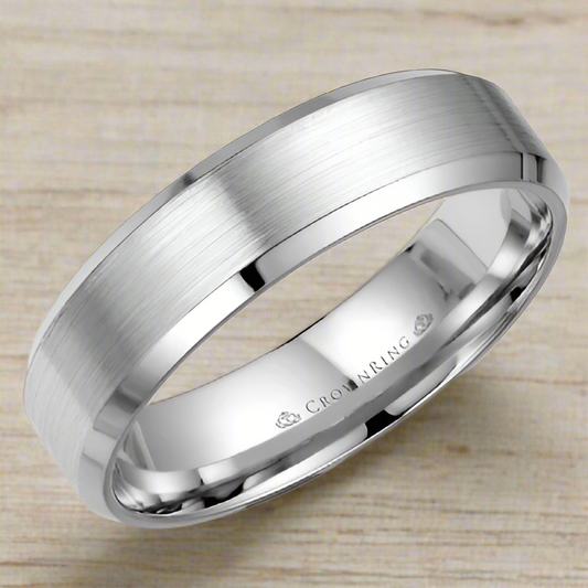 CrownRing Men's Wedding Band