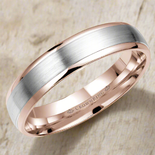 CrownRing Men's Wedding Band