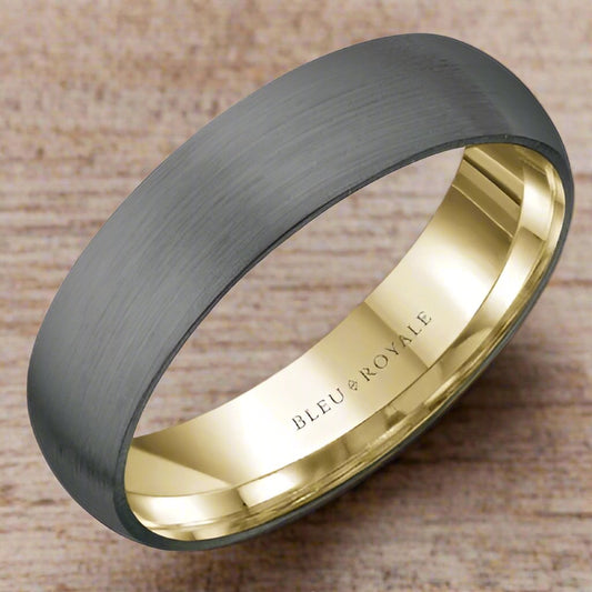 Bleu Royale Men's Wedding Band