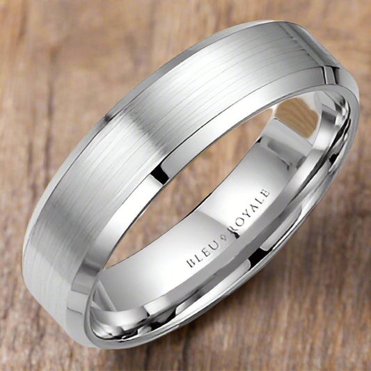 Bleu Royale Men's Wedding Band