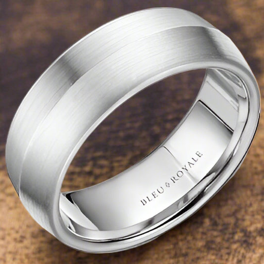 Bleu Royale Men's Wedding Band