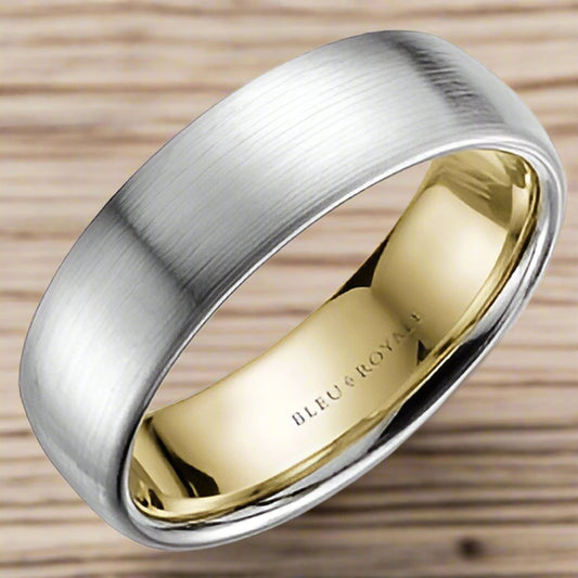 Bleu Royale Men's Wedding Band